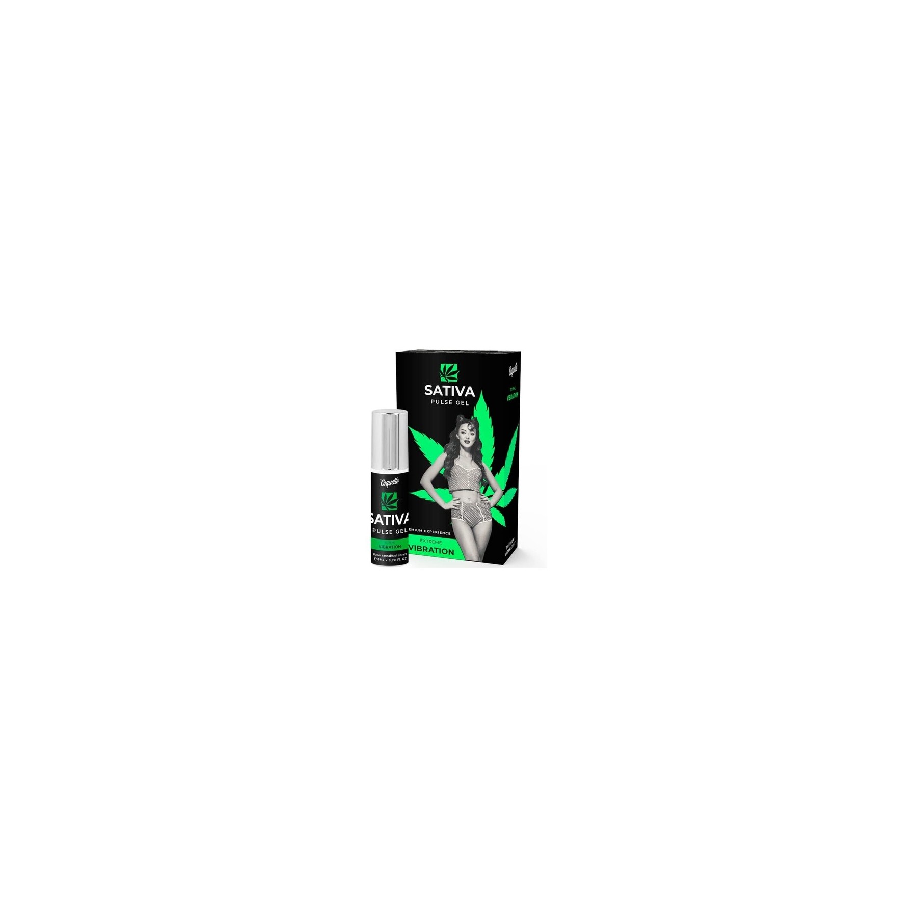Coquette Pulse Gel Sativa Extreme Premium Vibration 6ml