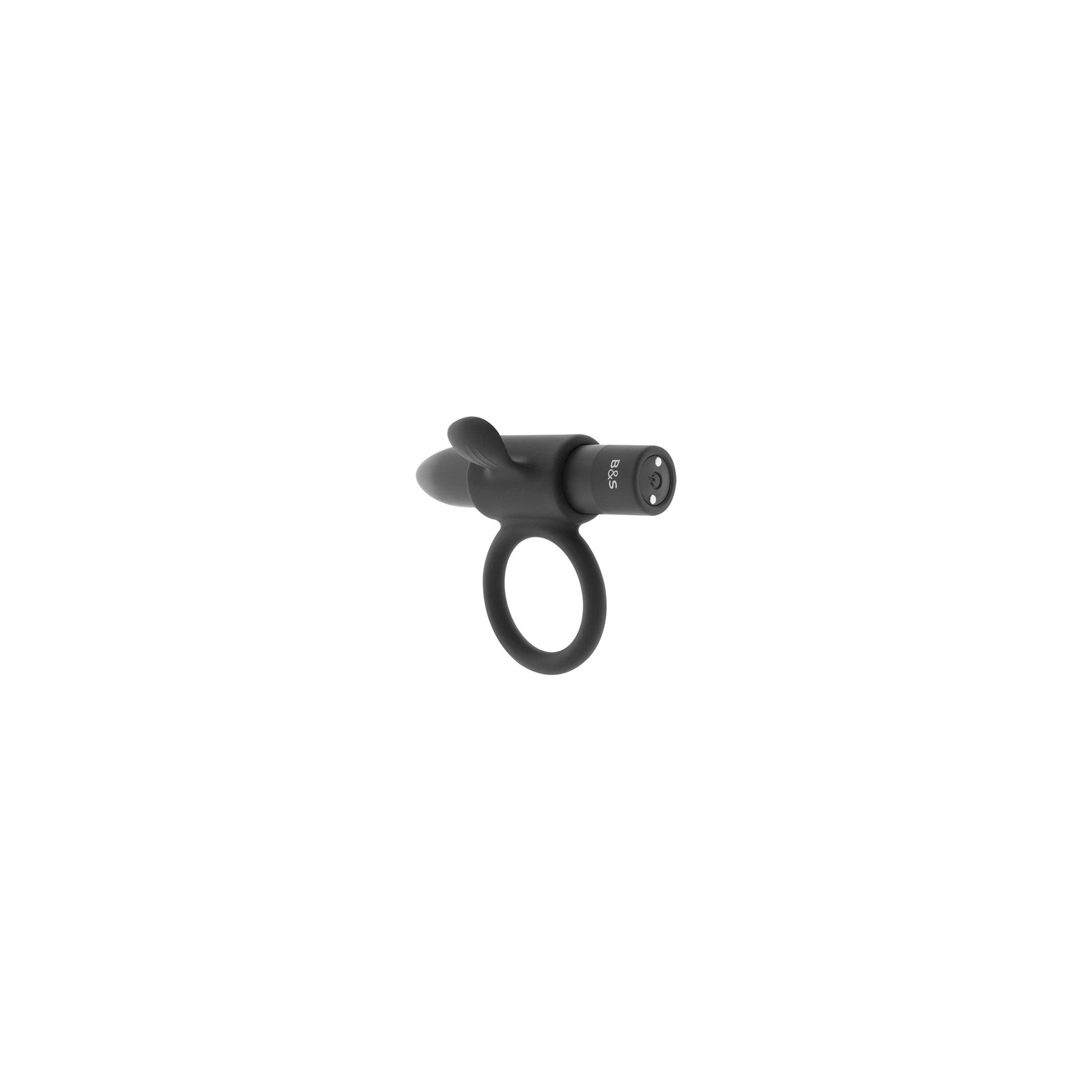 Black & Silver Cameron Rechargeable Ring 10V Black