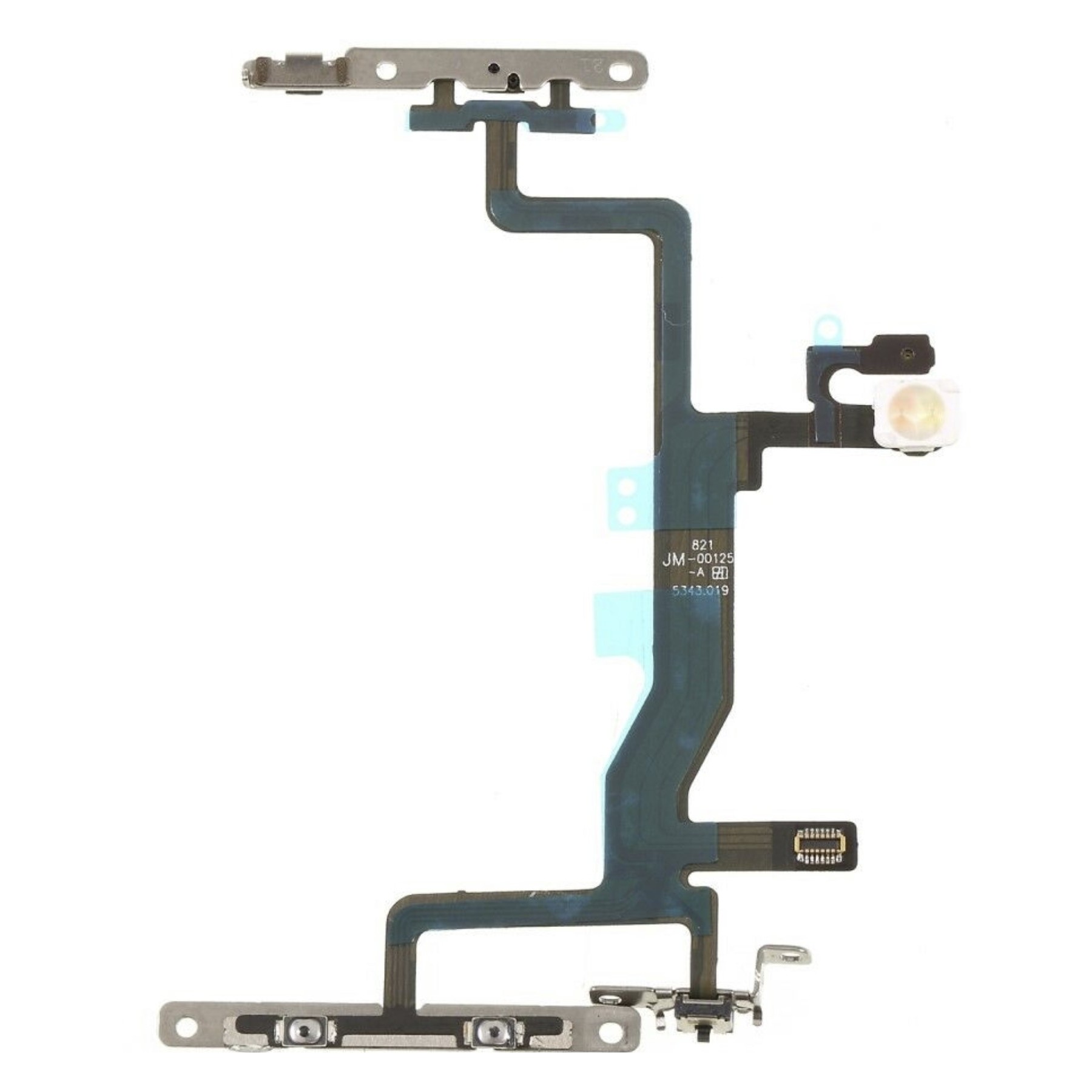 Flex Volumen Para iPhone 6S Con Chapita De Metal