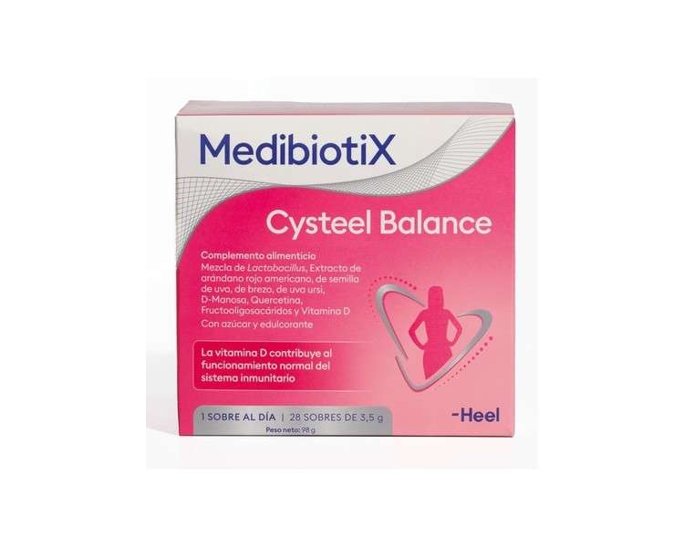 MedibiotiX Cysteel Balance Dietary Supplement with Prebiotics, Probiotics, Blueberries and D-Mannose