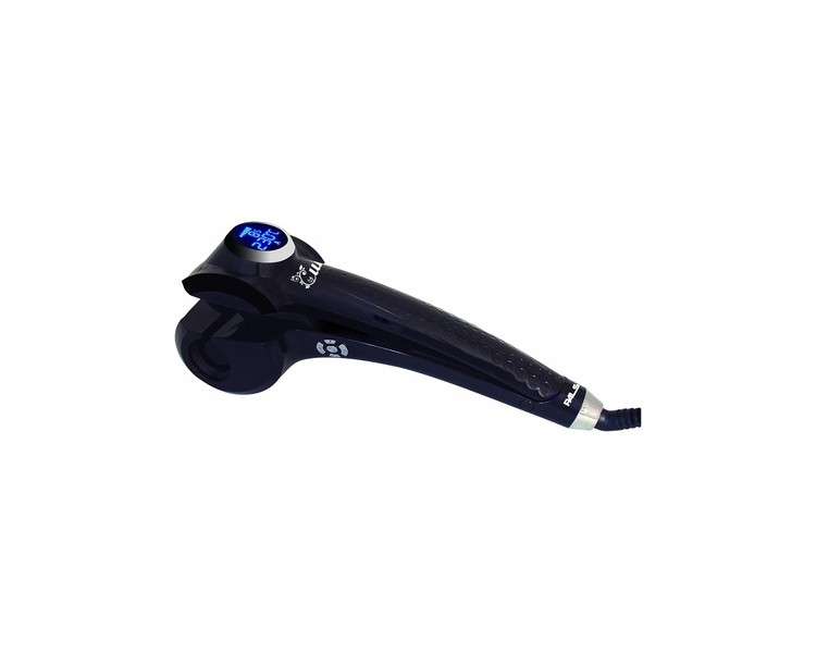 Palson Curling Iron with Curly Ceramic Coating, LCD Display, Ion Technology, 220-240V, 50/60Hz, 50W, 180-230°C - Black