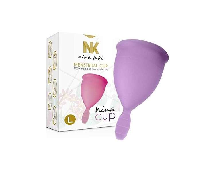 Nina Kiki Menstrual Cup Size L Purple
