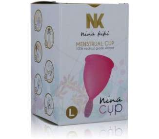 Nina Kiki Menstrual Cup Size L Pink