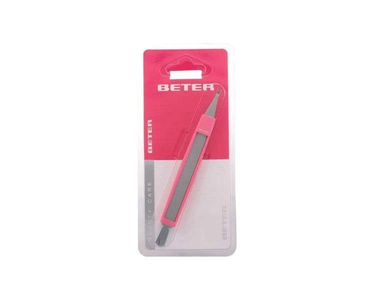 Beter Inox Low Leather Cuticle Cutter and File