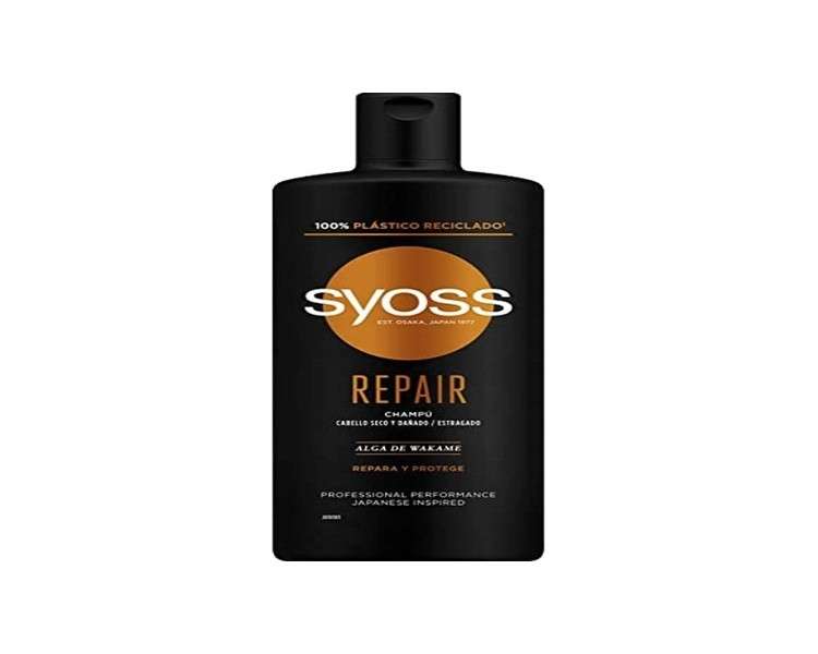 Syoss Repair Shampoo for Dry and Damaged Hair 440ml