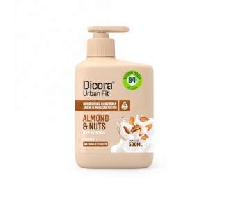 Dicora Urban Fit Hand Soap Vitamin B Almonds & Walnuts 500ml