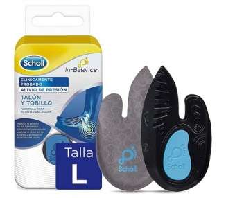 Scholl in-Balance Biomechanical Insoles for Heel and Ankle Pain Relief Size L Blue - Pack of 2