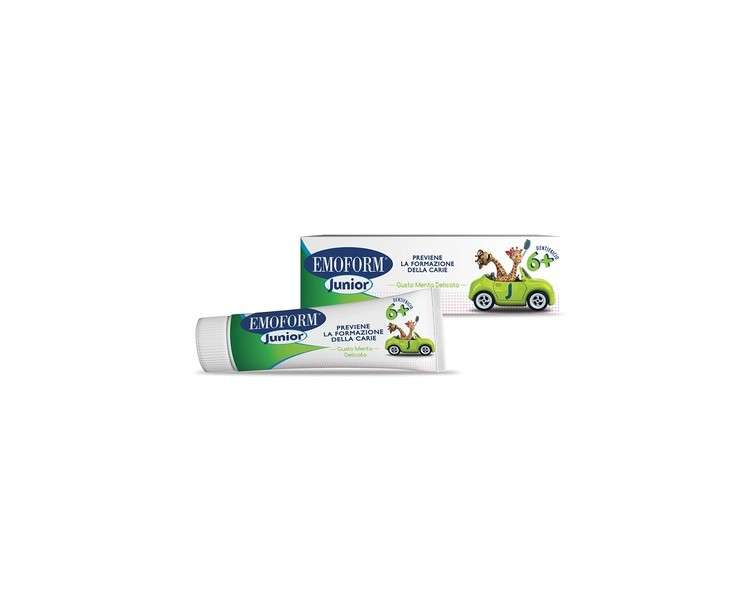 Emoform Junior Toothpaste for Children 6+ Years - 75ml Mint
