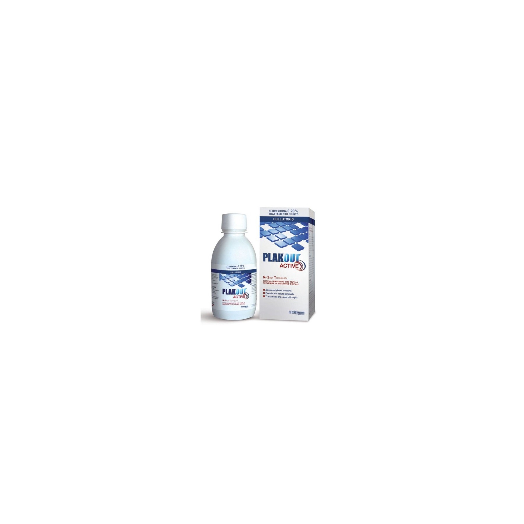 Polifarma Plakout Active Mouthwash Chlorhexidine 0.20% 200ml