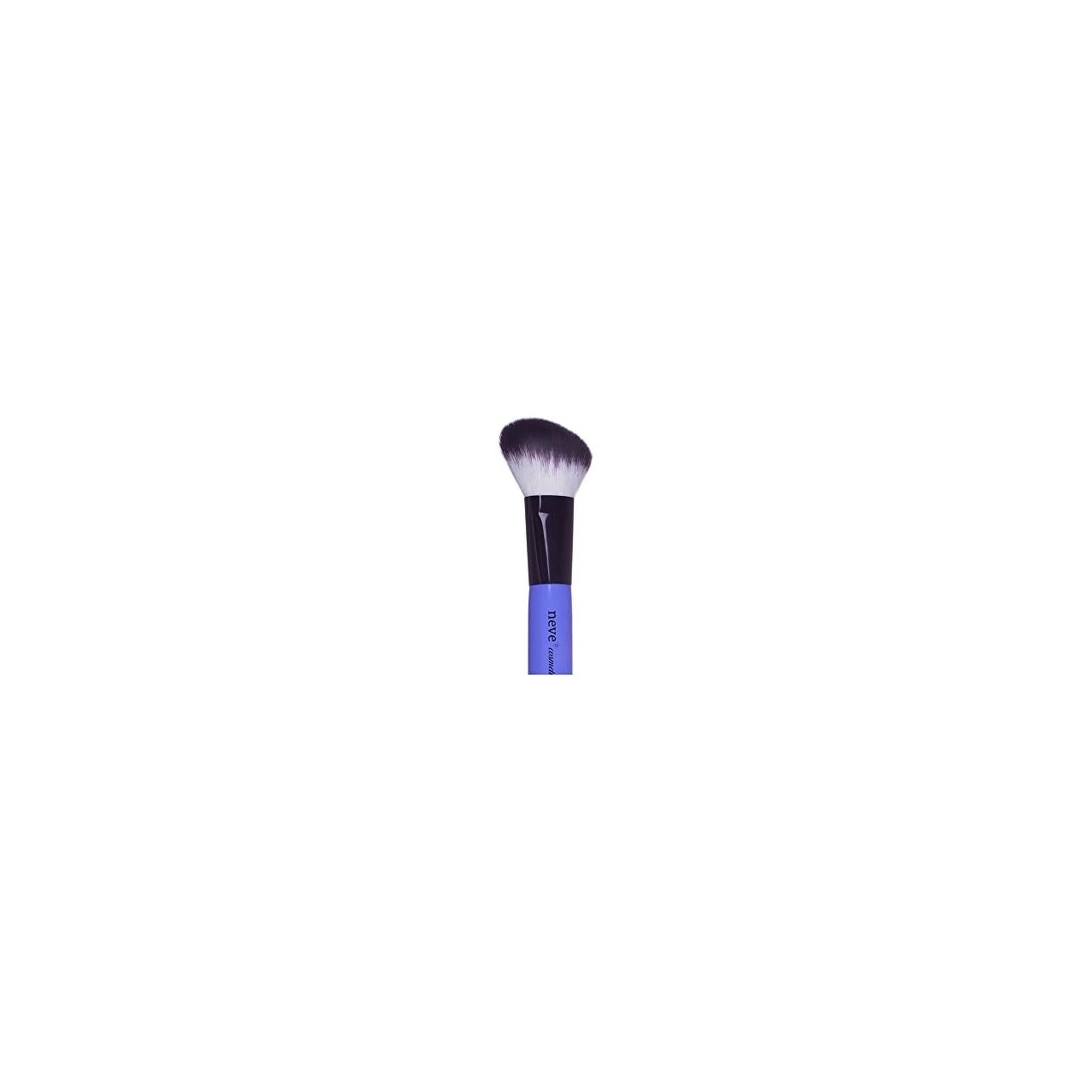 Neve Cosmetics Soft Angled Contour Brush for Sculpting Facial Volumes Blue Contour