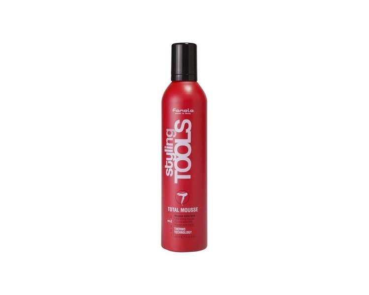 Fanola Total Mousse Extra Strong Hair Mousse with Thermo Technology 400