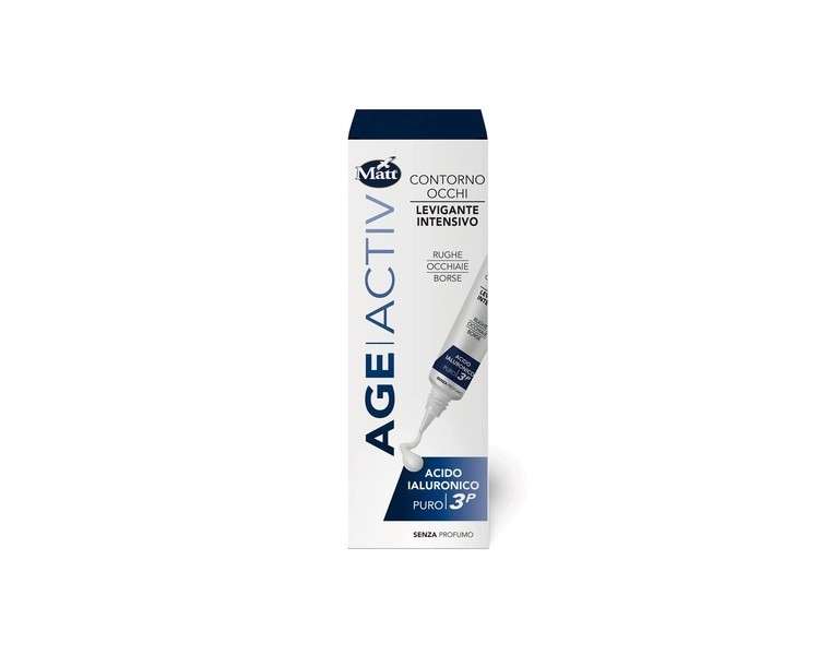 Matt Age Activ Eye Cream Lifting Effect Intensive Smoothing against Wrinkles Bags and Dark Circles Hyaluronic Acid 3P 15ml