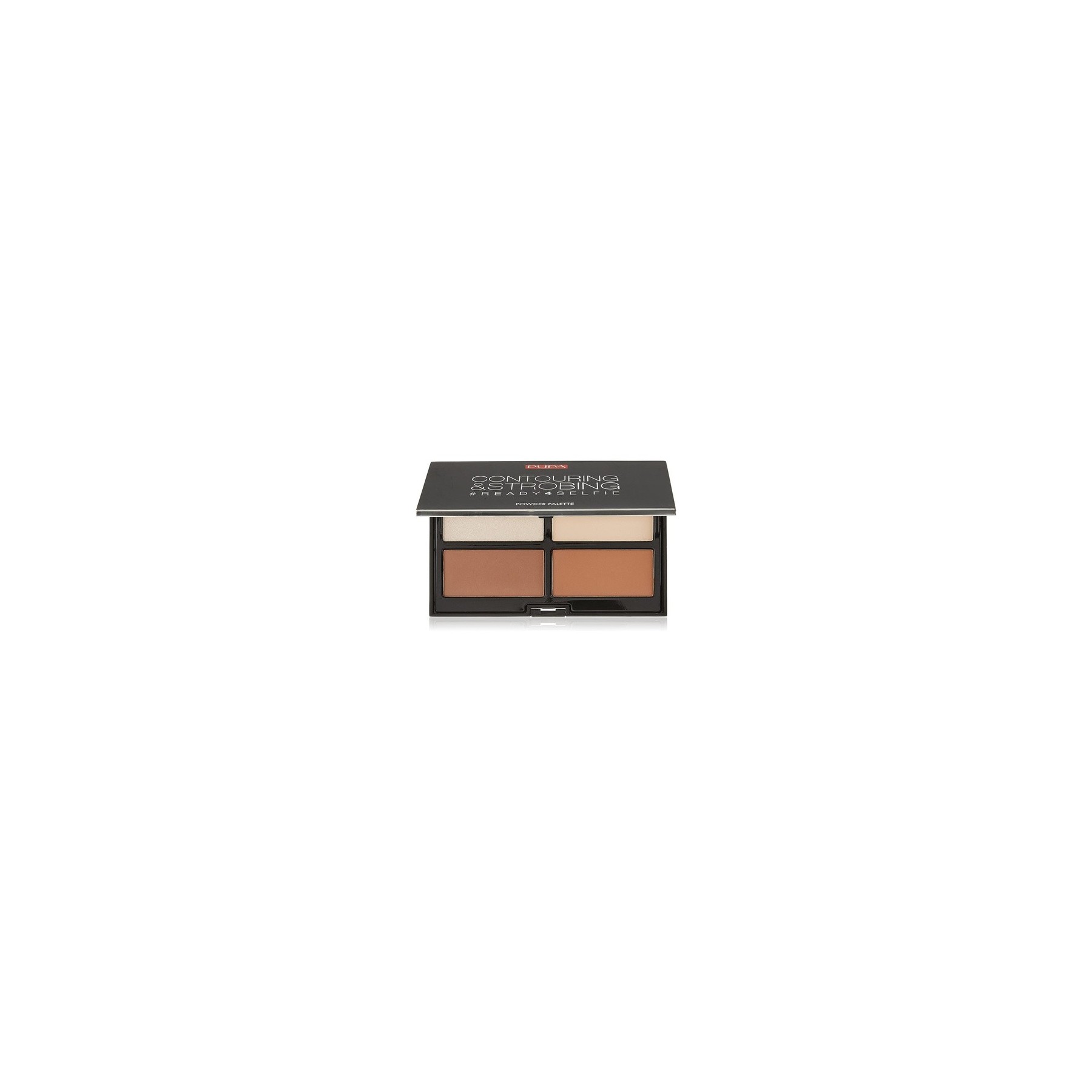 Pupa Milano Ready 4 Selfie Contouring and Strobing Powder Palette 001 Light Skin 0.61oz