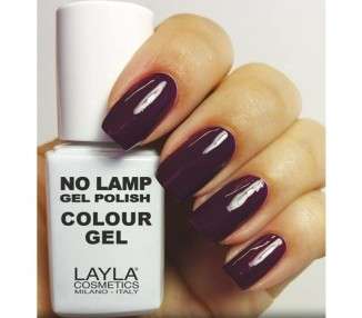 Layla Cosmetics Milano No Lamp Polish Colour Gel Purple Dance 10ml