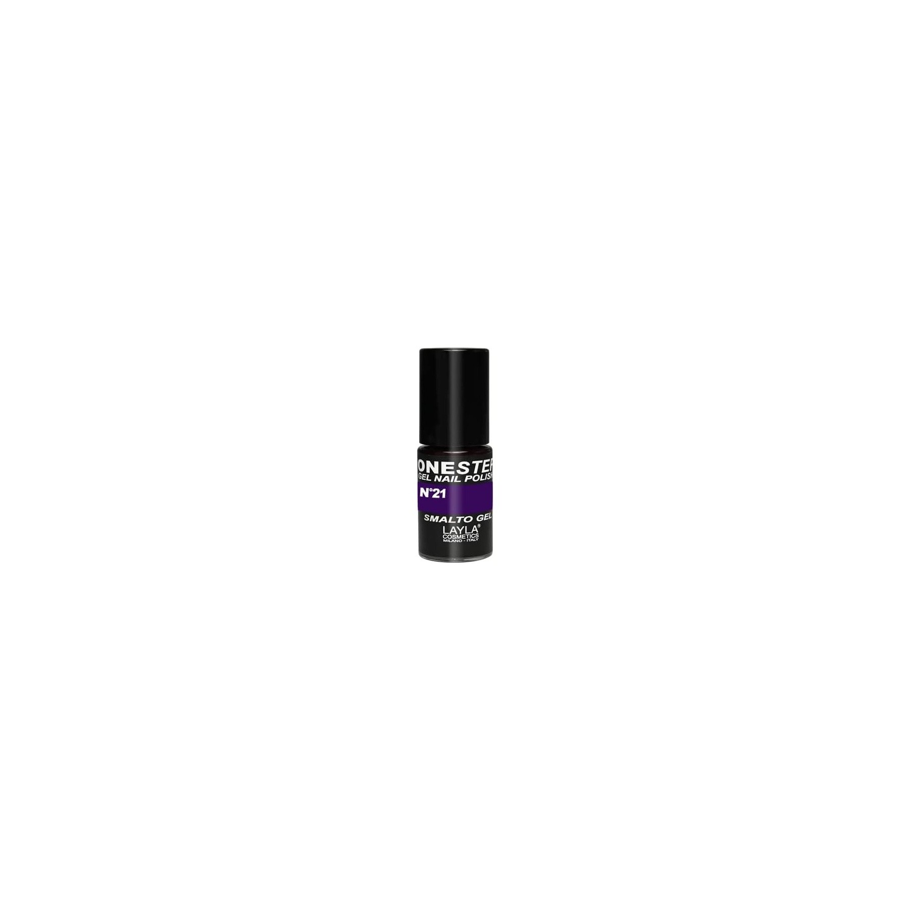 LAYLA COSMETICS One Step Gel Nail Polish Purple Rain Number 21