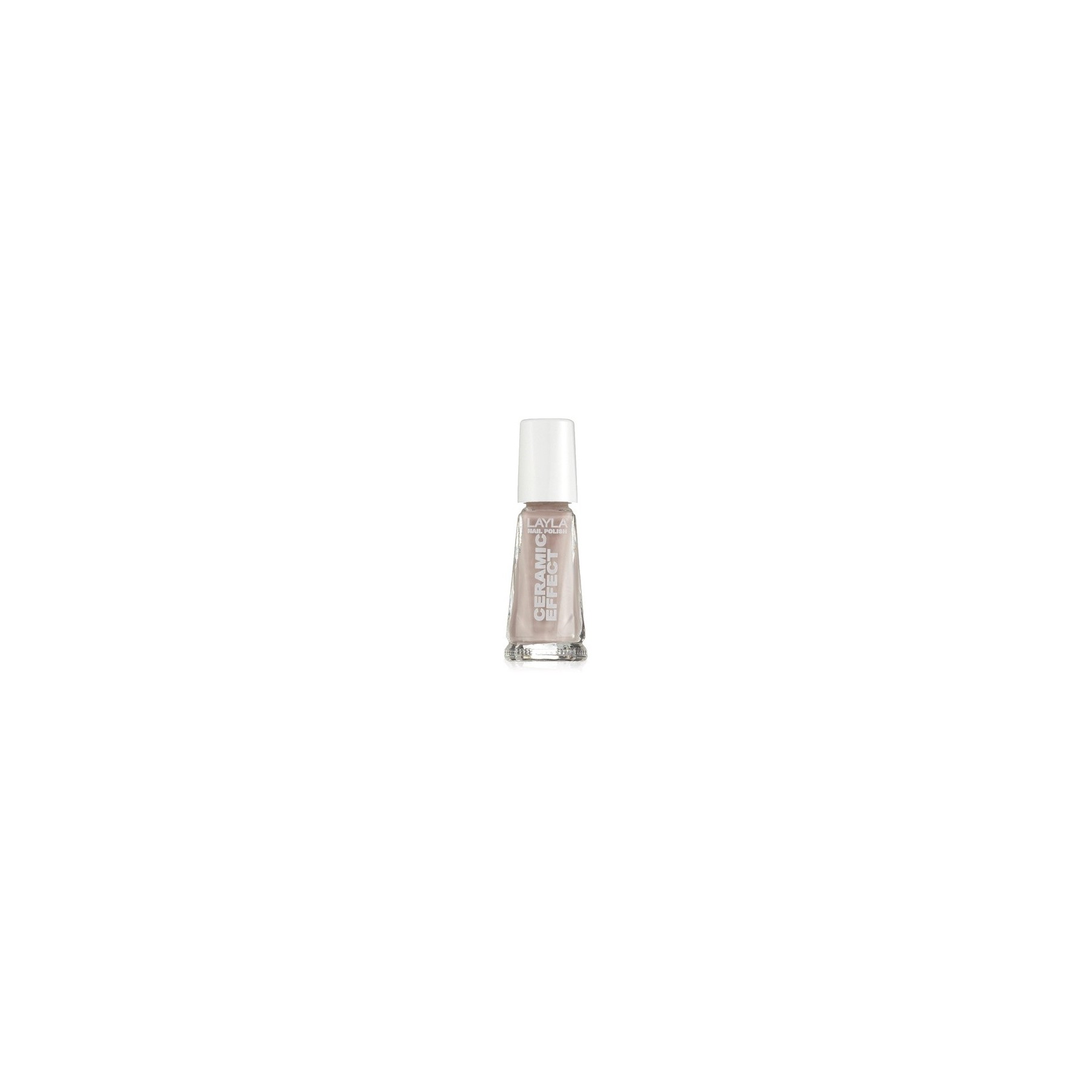 Layla Cosmetics 1243R23-069 Ceramic Effect Nail Polish Silky Beige 0.01l