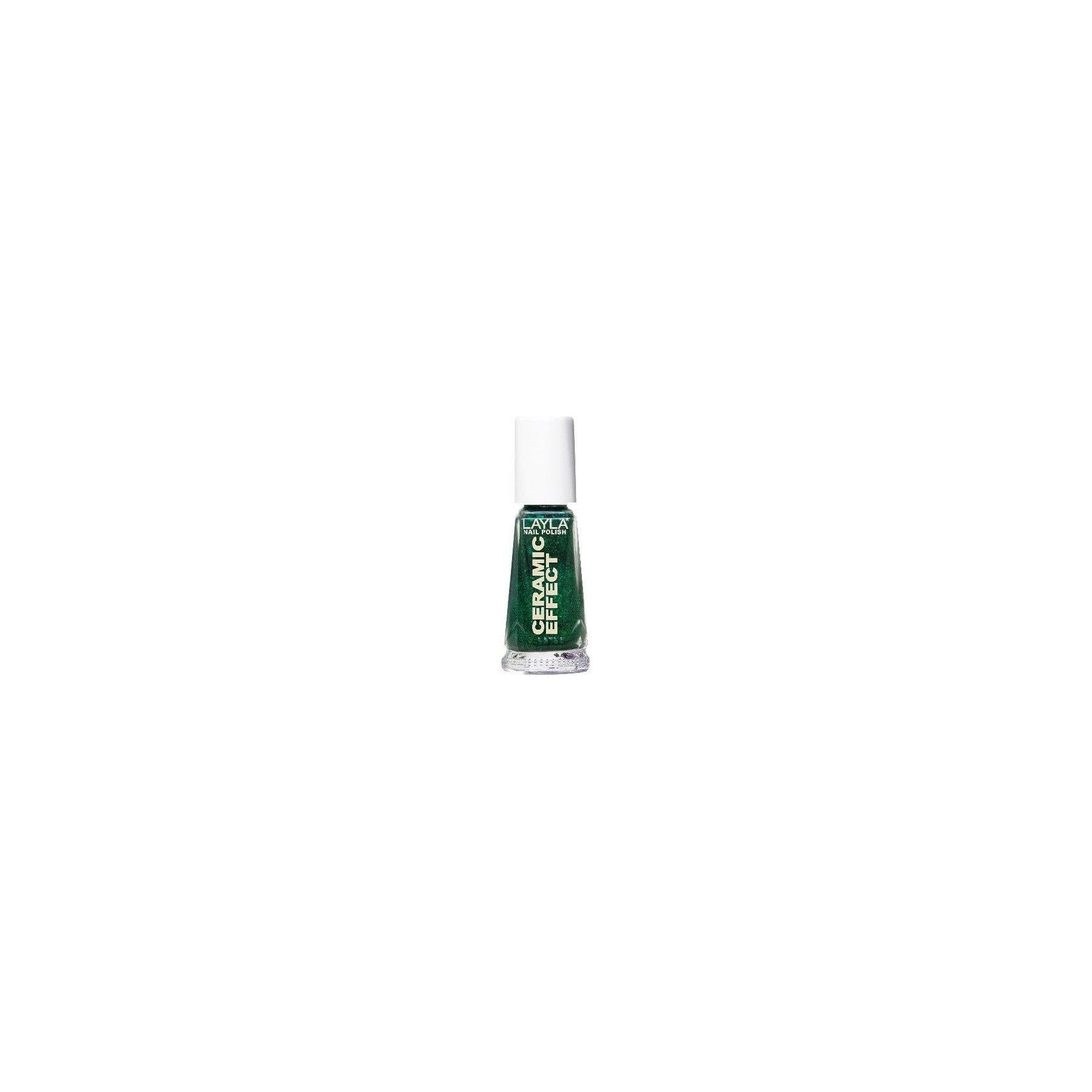 Layla Ceramic Effect Nail Polish N.54 Green Galaxy