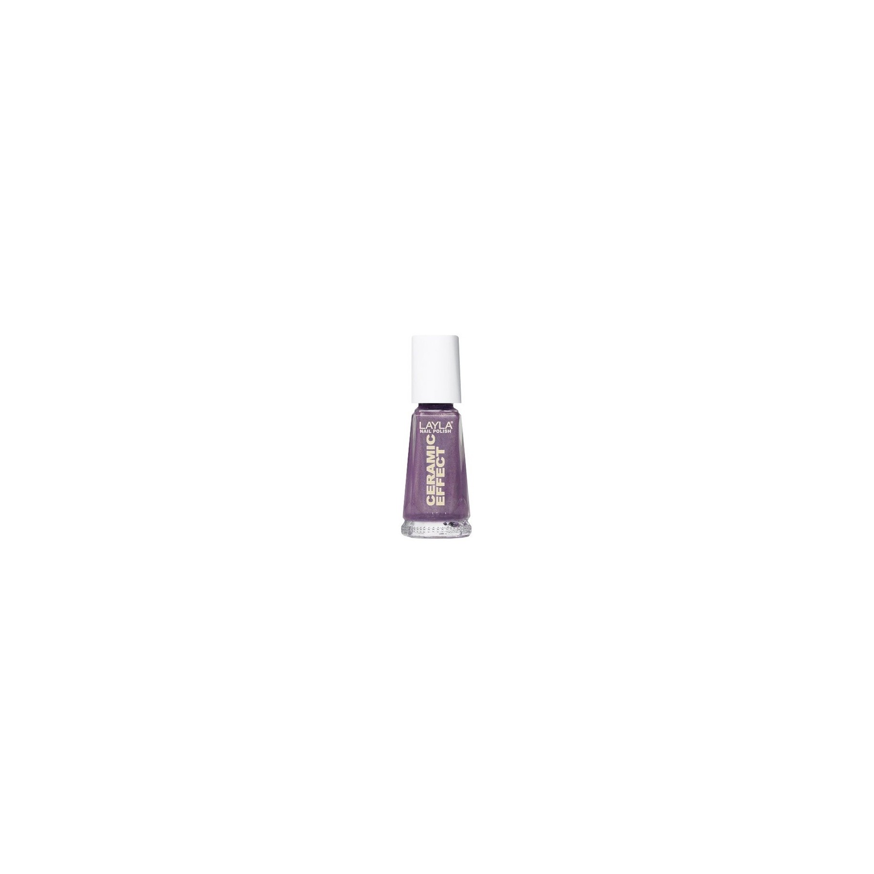 Layla Cosmetics Ceramic Effect Nail Polish Lilac Rules 10ml
