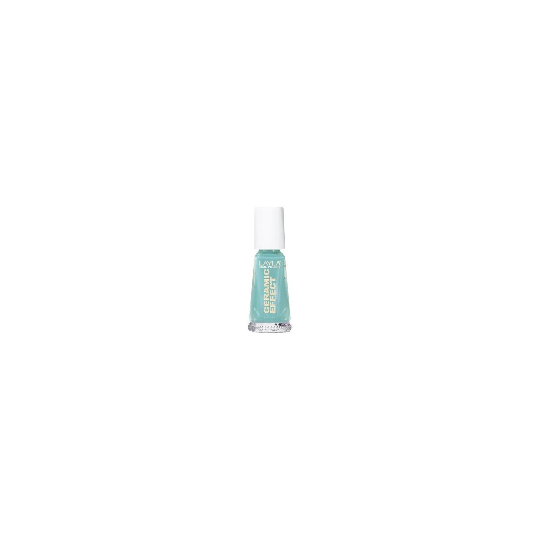 Layla Cosmetics 1243R23-024 Ceramic Effect Nail Polish Jade it All 10ml