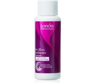 Londa 6.0% Oxidant Permanent Cream Hair Colour 60ml