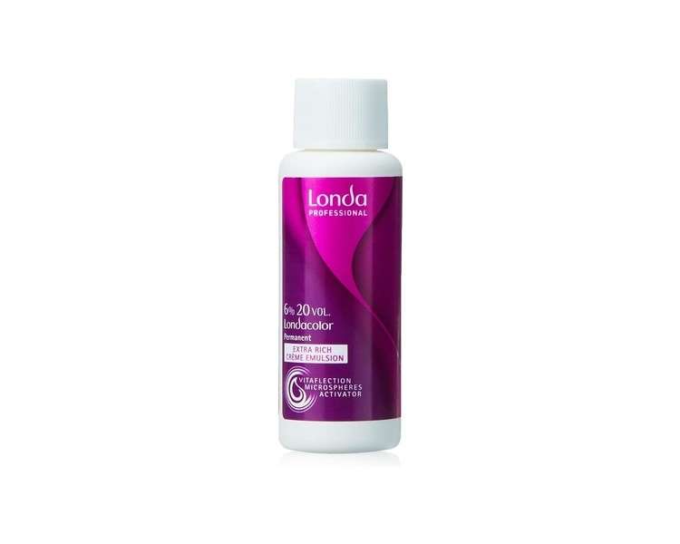 Londa 6.0% Oxidant Permanent Cream Hair Colour 60ml
