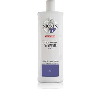 Nioxin 3-Part System 6 Chemically Treated Hair with Progressed Thinning Scalp & Hair Treatment Conditioner 1000ml