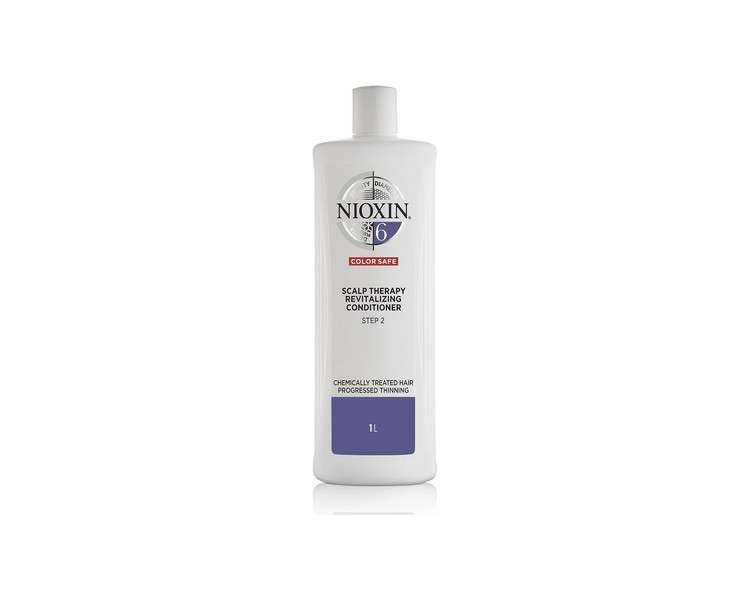 Nioxin 3-Part System 6 Chemically Treated Hair with Progressed Thinning Scalp & Hair Treatment Conditioner 1000ml