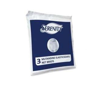 SERENITY Elasticized Net Briefs Size L - Pack of 3