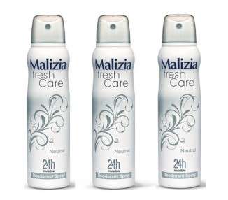Malizia Fresh Care Deodorant Spray Neutral 24h Invisible 150ml