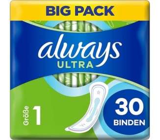 Always Ultra Normal Sanitary Napkins 30 Pack