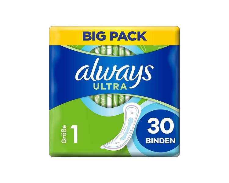 Always Ultra Normal Sanitary Napkins 30 Pack