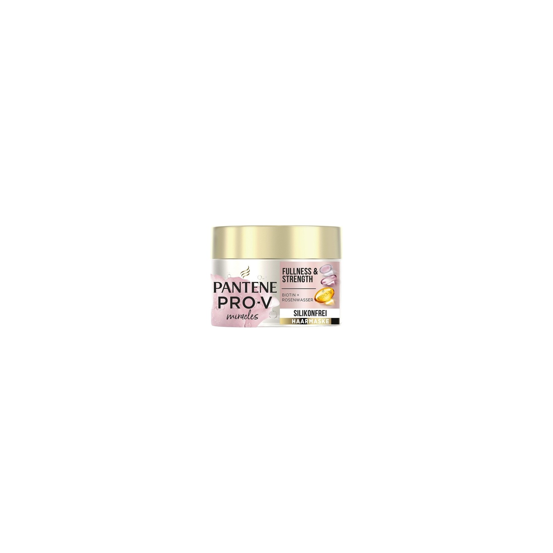 Pantene Pro-V Miracles Fullness & Strength Silicone Hair Mask with Biotin + Rose Water 160ml