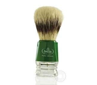Omega 10218 Pure Bristle Shaving Brush Green