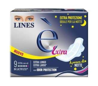 Absorbent in Lactifles Extra with Ali Lines - Pack of 9