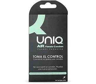 UNIQ Women's Air Condom - Pack of 3