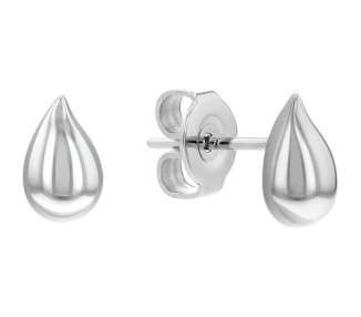 Calvin Klein Women's Stud Earrings Sculptured Drops Collection Stainless Steel Silver
