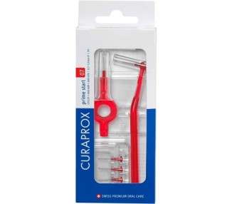 Curaprox CPS 07 Prime Start Interdental Brush Kit Red 7 Count
