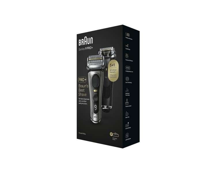 Braun Series 9 Pro+ Electric Shaver with Charging Station Wet & Dry 9515s