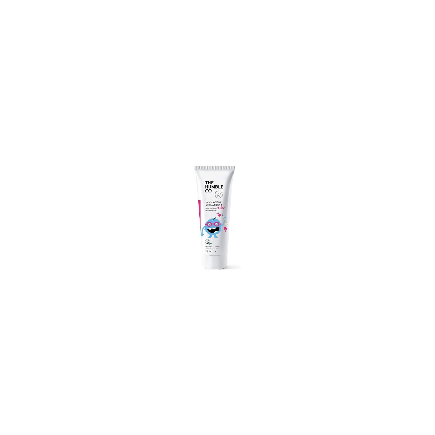 Humble Natural Toothpaste with Fluoride Kids Strawberry 75ml