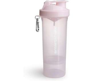 Smartshake Slim Protein Shaker Bottle 500ml Leakproof Gym Drink BPA Free Powder Cup Cotton Pink