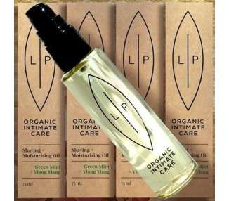 Lip Intimate Care Shaving Oil Green Mint+ Ylang Ylang 75ml