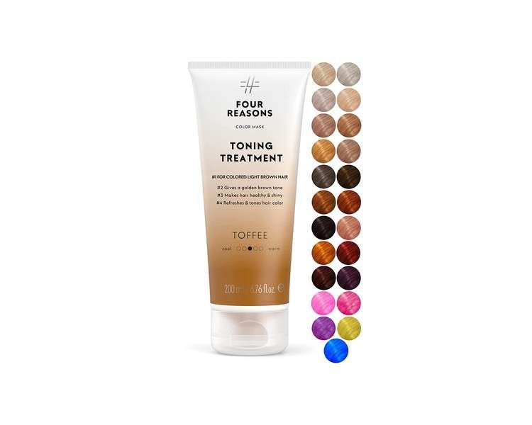 FOUR REASONS Color Mask Reconstructive Treatment Toning Conditioner Toffee