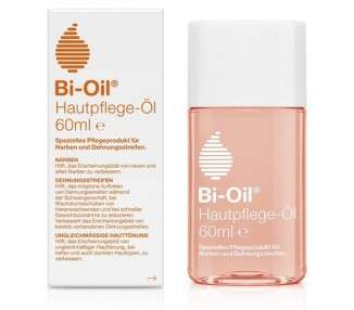 Bi-Oil Skin Care Oil Special Care Product Helps with Stretch Marks and Scars Helps with Dry Skin and Uneven Skin Tone 60ml