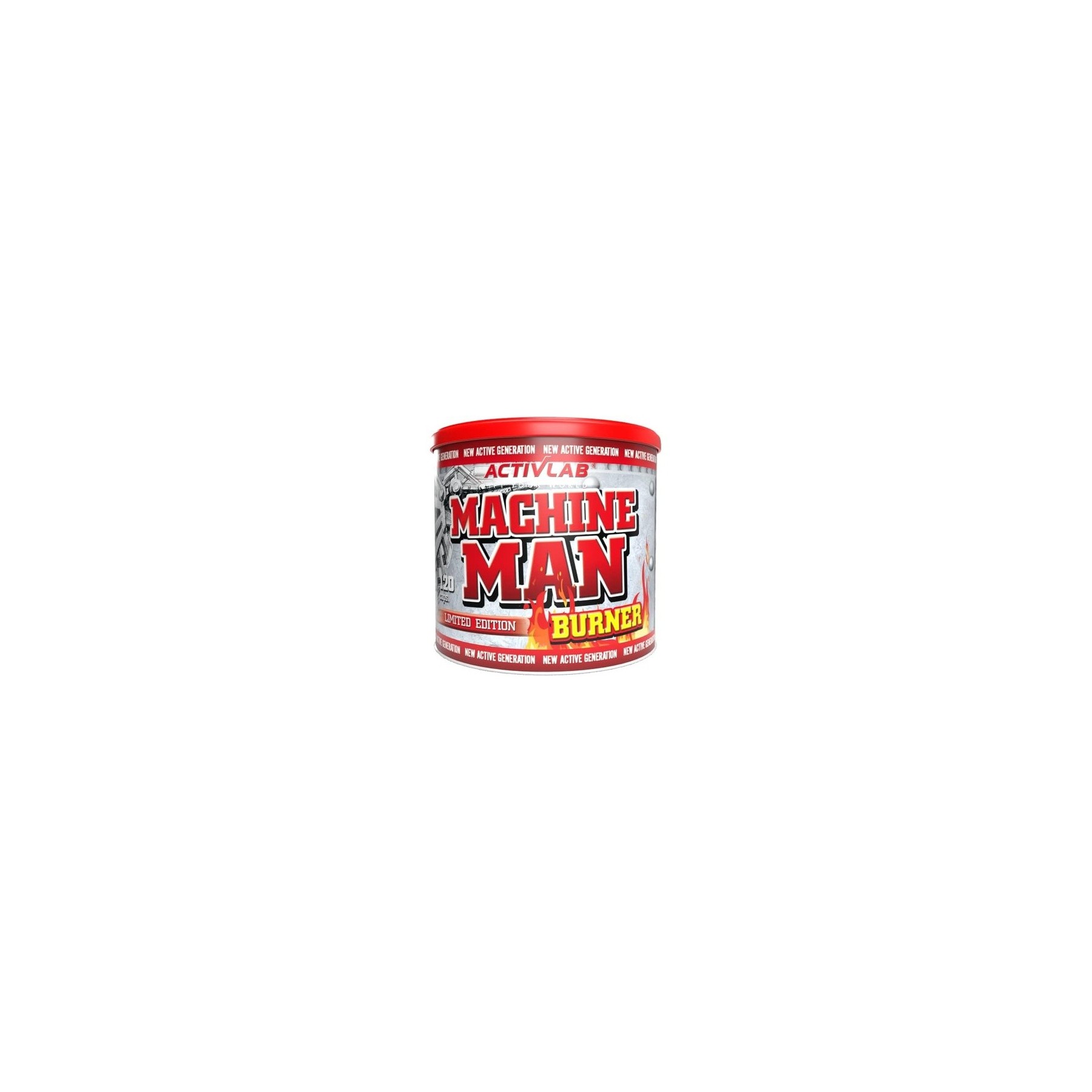 Activlab Machine Man Burner Fat Burner with B-Vitamins and Caffeine 120 Capsules