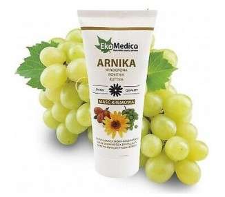Ekamedica Arnica Creamy Skin Care Salve with Grape Seed Rutin 200ml