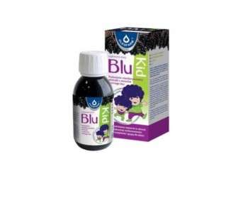 BluKid Syrup 150ml Immune System Elderberry Fruit Extract Vitamin C Zinc Children 3-12