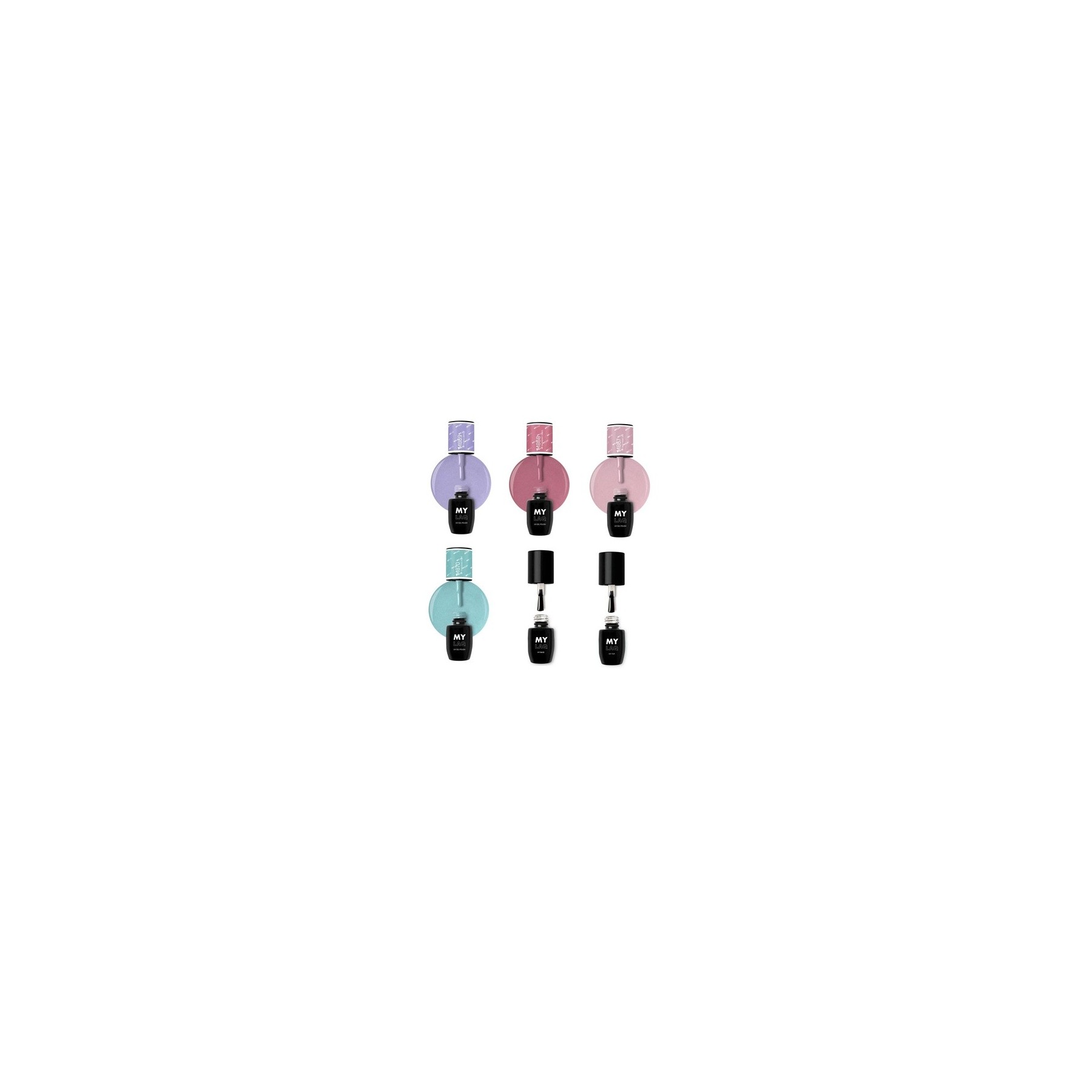 MyLaQ NEONAIL UV Nail Polish 5ml My Bestie's Time Base Top UV Nail Polishes Super