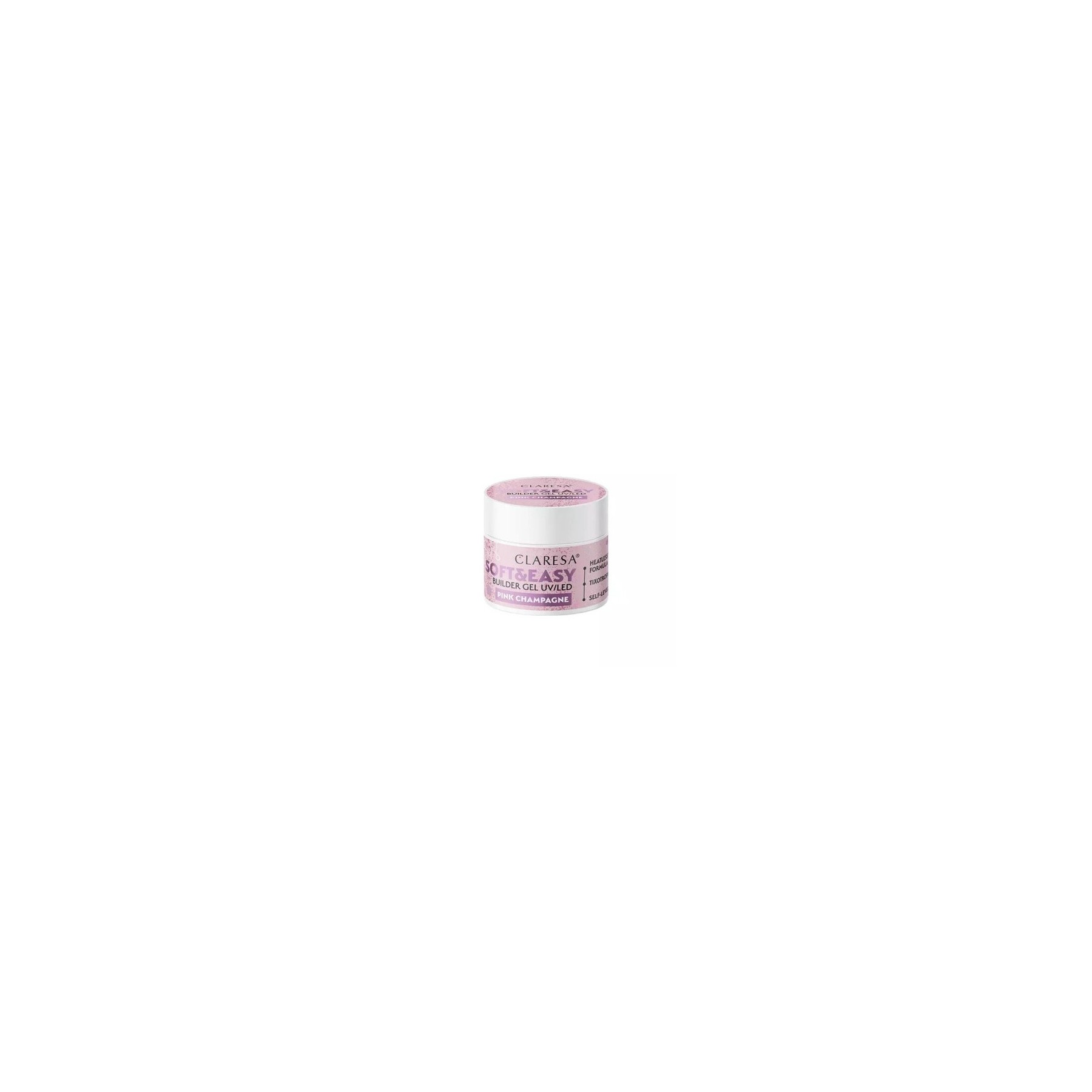Claresa Soft & Easy Building Gel UV/LED Pink Champagne 12g