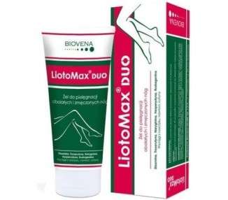 LiotoMax DUO Care Gel for Wounded and Tired Legs 100g