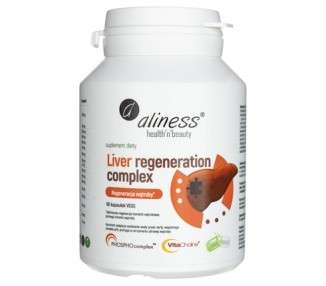 Aliness Liver Regeneration Complex 90 Capsules - Phosphocomplex - Essentiale